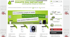 Desktop Screenshot of chauffe-eau-instantane.fr