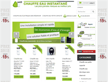 Tablet Screenshot of chauffe-eau-instantane.fr